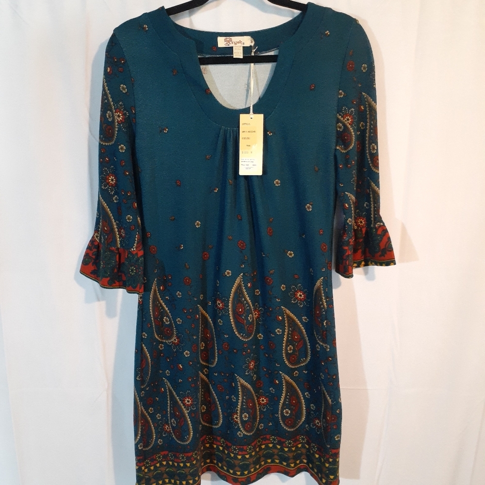 Aryeh Paisley Print Dress